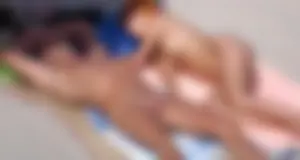 Nude beach and topless girls