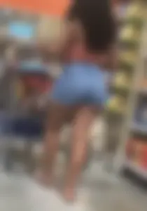 Gorgeous Babe in Jean Shorts (Mine)