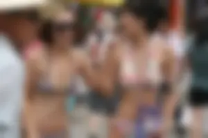 Boryeong Mud Fest 2008 girls mostly in bikinis
