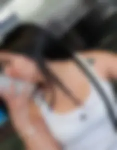 Megapost: Beautiful M.E in ALL white outfit vaping. (GIF)