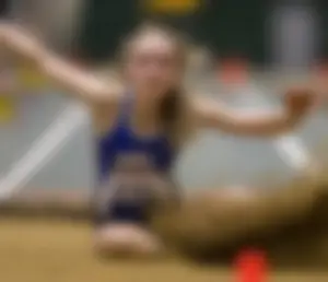 Canadian girls at an Alberta track and field tournament