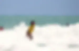 Candid surfers in bikinis