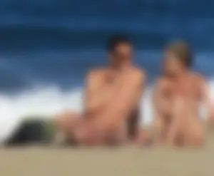 Nude beach and topless girls