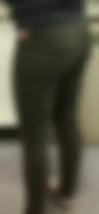Sexy booties in tight black jeans closeups