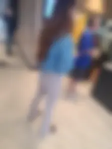 Cute girl in white leggings  (first OC)