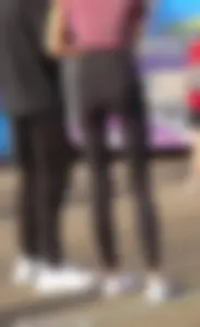 Perfect ass and long slim legs in yoga pants street creepshots