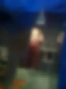 Chubby Girl in Panties in the Kitchen Creepshot