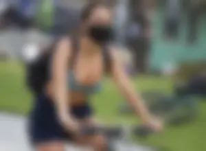 Hot candid bike girls street creepshots