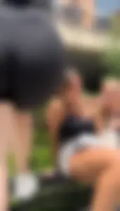 Thicc thighs and ass on college sluts
