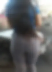 Argentina gas station giant ass tight leggings