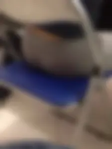 Ass in grey yoga pants closeup