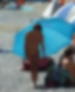 Nude beach and topless girls