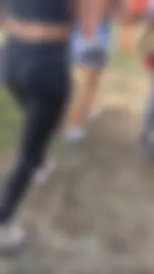 Girl With a Perfect Ass in Yoga Pants and a Top Park Closeup Creepshots Collection