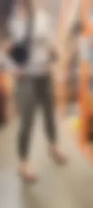 Home depot milf- pokies, leggings, and flip flops