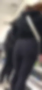 2 pretty thick ass asians in yoga pants upshotted at Target