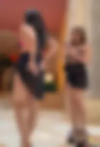Hotel Lobby Babes — Asian and Latina w/ Smoking Bodies in Thongs