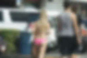 Candid Florida babes at Deerfield Beach in the winter