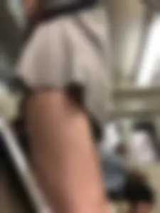 Cute Girl with Hot Legs in Subway Train Candid Closeups