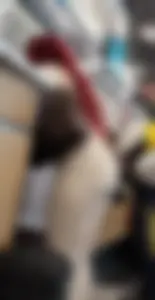 White body suit , booty jus hangin