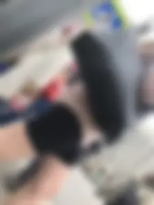 Spandex shorts candid girl