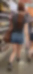 Tight Ass in Jean Shorts! OC