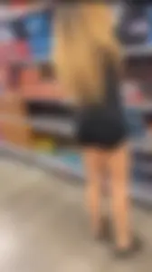 Sexy VPL on baddie with shorts