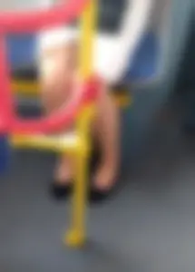 Girl with Nice Legs in Flats Public Bus Creepshots