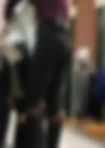 Dicks employee in tight leggings with an incredible ass