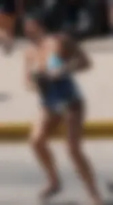 Girls in bikinis getting ready for tubing