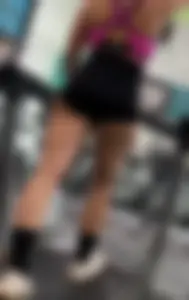 TEEN IN SHORTS WITH CHEEKS OUT! MY BEST GYM SHOTS TO THIS DAY