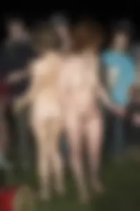 Publicly nude girls