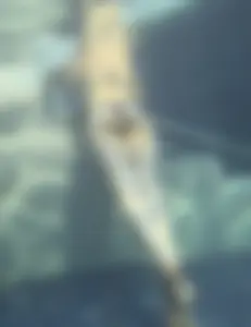 Sexy Tall Blonde in Blue Bikini caught underwater🌊