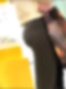 Tight, fit asses at LEGO Store