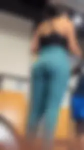 Sexy Dumpy ass in tight leggings at the gym  best gym cap so far
