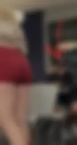 Hot Red Booty shorts