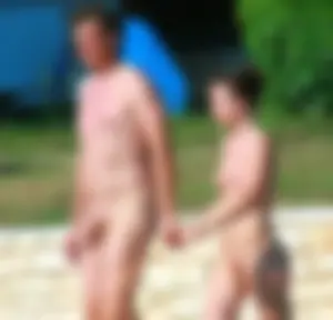 Nude beach and topless girls