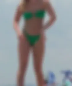 Dry humping on the beach