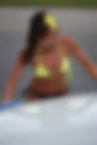 Sexy bikini car wash girls