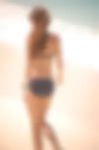 Various sexy candid girls in bikinis at the beach