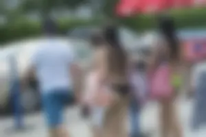 Candid Florida beach and bikini girls