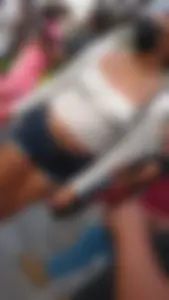 Y eso que el novio la estaba cuidando