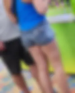 Cute Blonde Milf in shorts