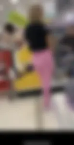 Blonde Teen In Pink Tight Leggings Posing For Me