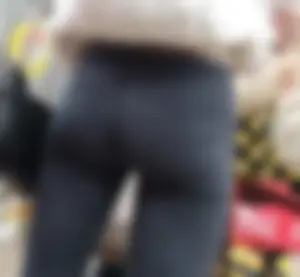 Skinny Teen Black Leggings VPL
