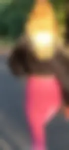 Fine ass in pink yoga pants
