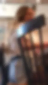 Sexy cowgirls in jean shorts sharing a meal (bonus waitress)