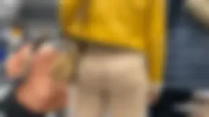 First Post | MUST SEE ! |  Pregnant Arabic Milf Bubble Butt In Flare Pants ( W/ Faceshots + GIF )