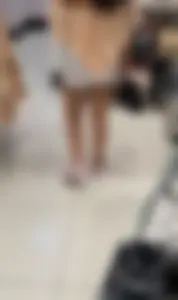Brunette in white shorts, VPL + cheeks out [oc]