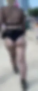 Festival Teens 7: Skinny blonde teen in blue bikini, perfect perky BOOBS on stunning brunette, perfect ass for worship in thin fishnets (my fav kind of ass)