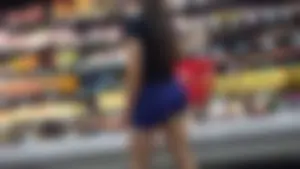 PAWG in purple DFYNE shorts